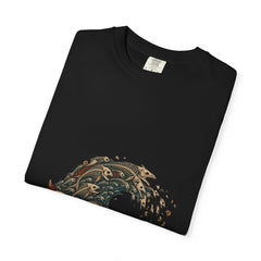 Bone Current Tee folded front print detail