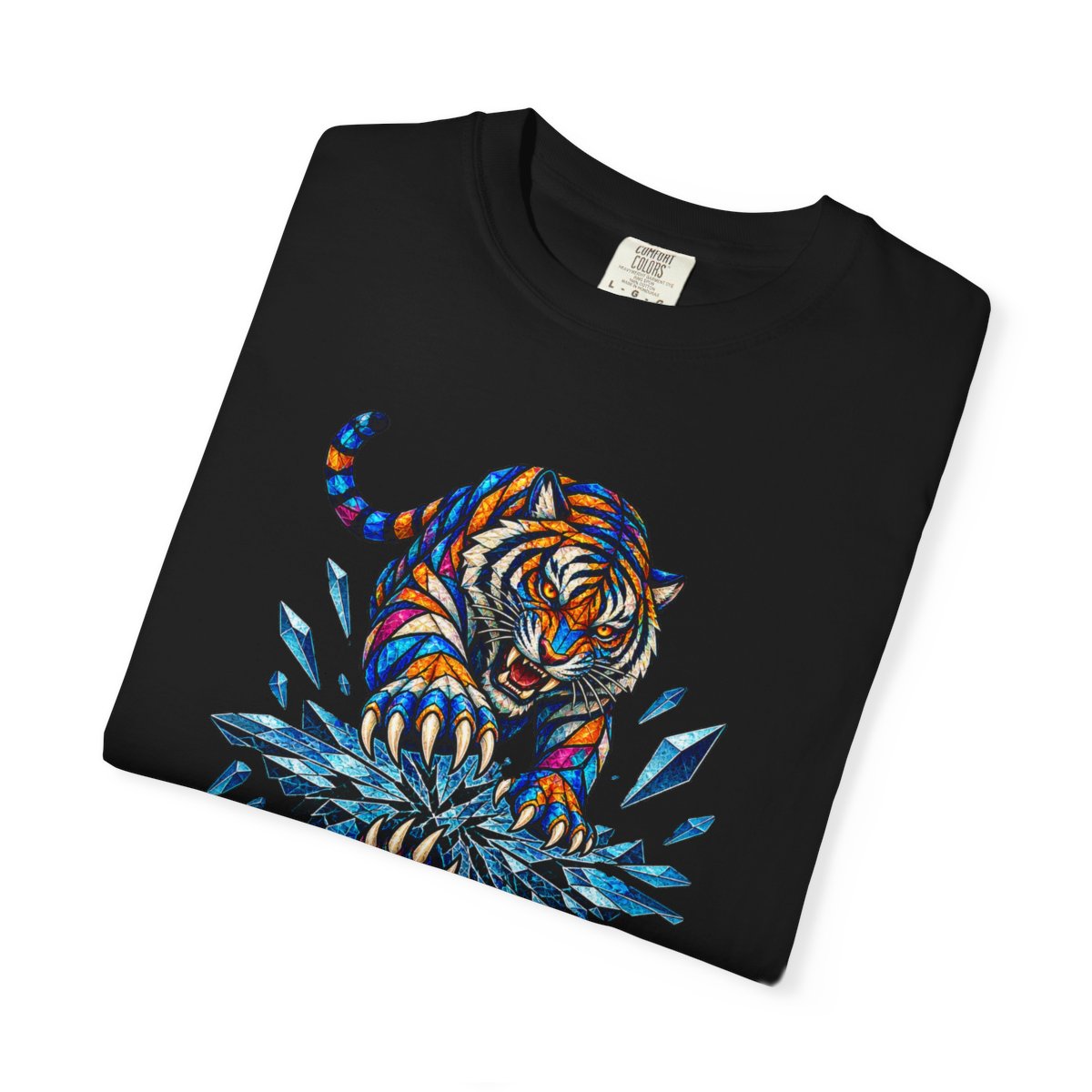 Mirrorclaw Tee folded front print detail
