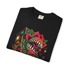 Boss Bloom Tee folded front print detail