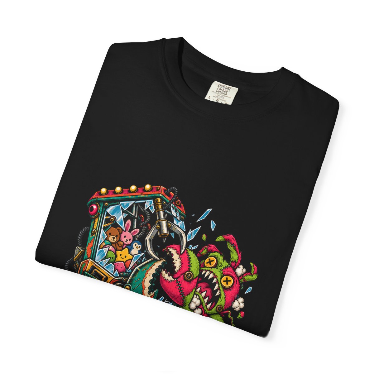 Claw Beast Tee folded front print detail