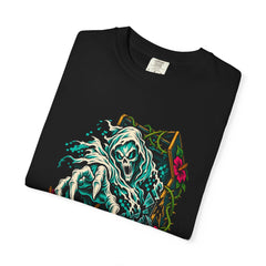 Ghost Quarter Tee folded front print detail