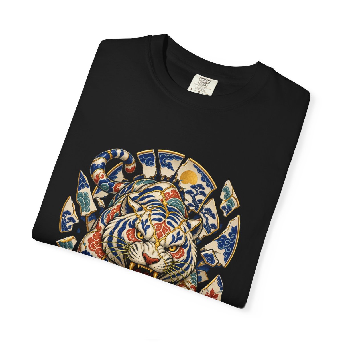 Kilnheart Tee folded front print detail