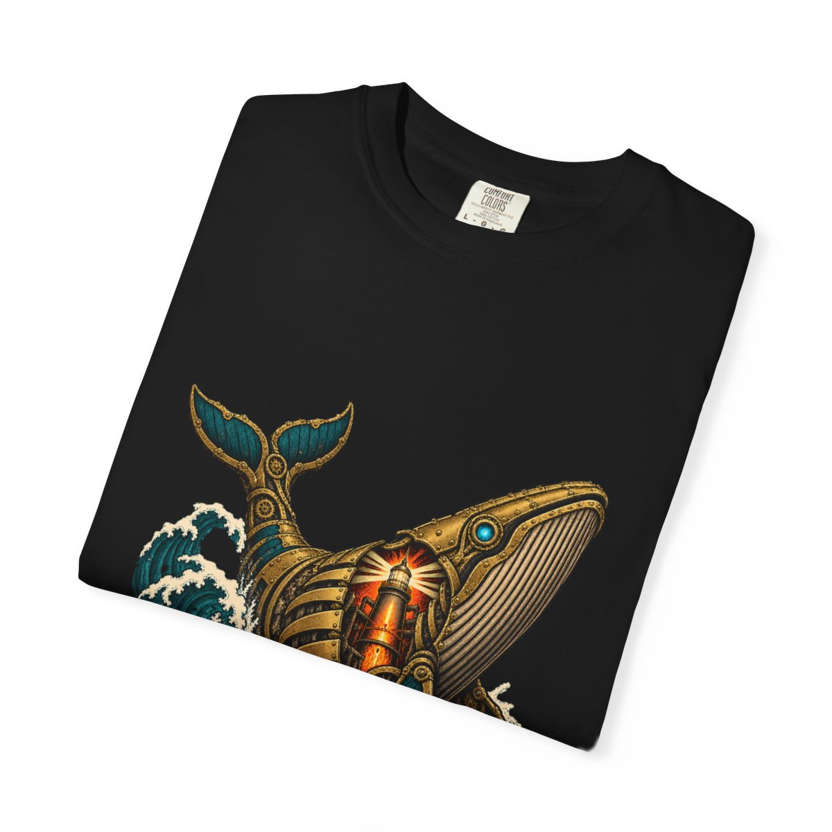 Leviathan Core Tee folded front print detail