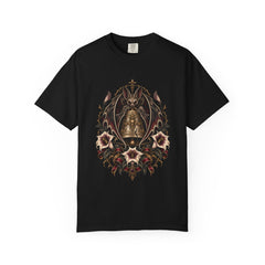 Midnight Bell Tee large front print on a Black Comfort Colors 1717 tee