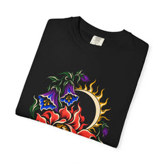 Eclipse Belladonna Tee folded front print detail