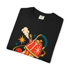 Comet Kettle Tee folded front print detail
