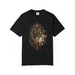 Gilded Howl Tee large front print on a Black Comfort Colors 1717 tee