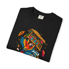 Tiki Tempest Tee folded front print detail