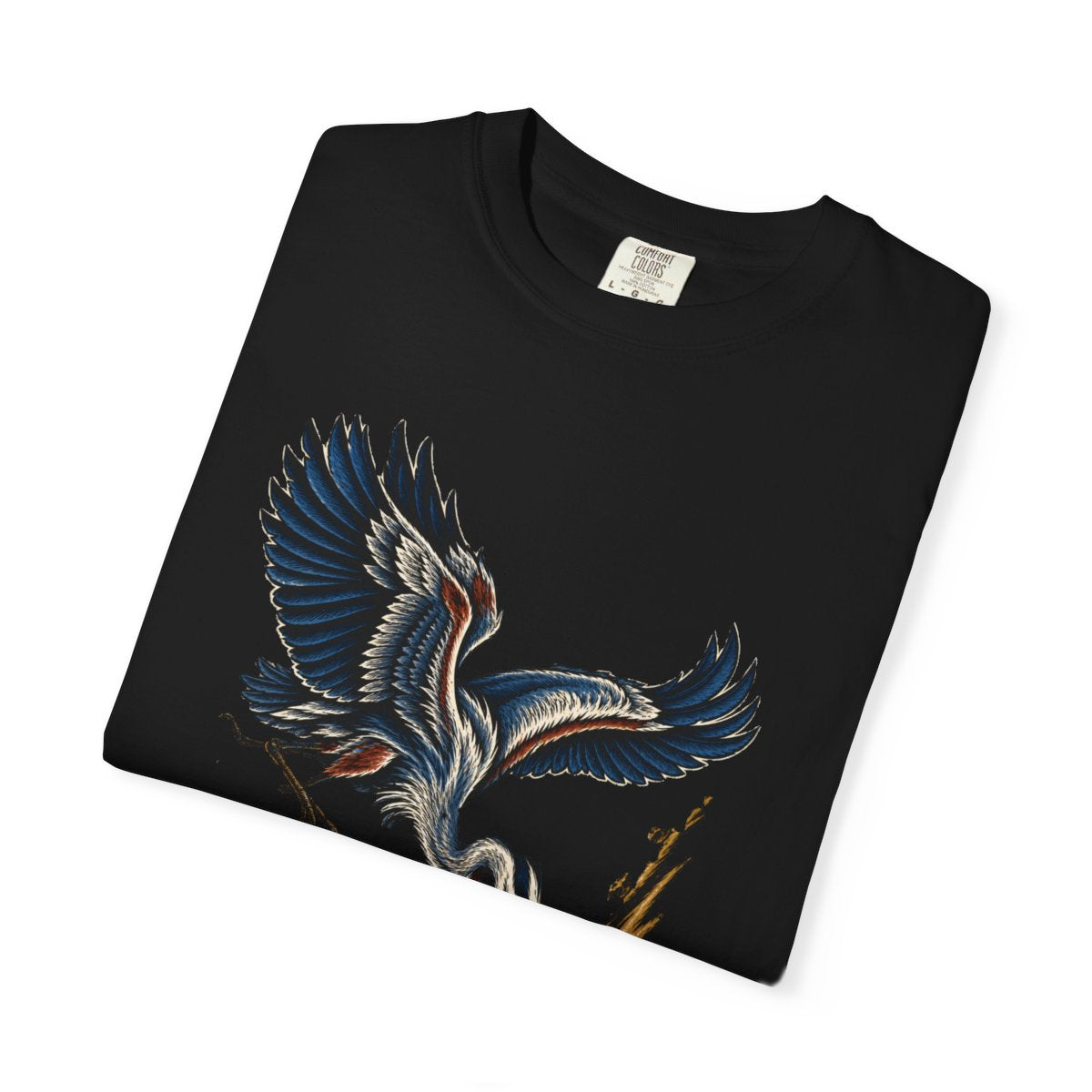 Comet Spear Tee folded front print detail