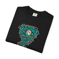 Dust Devil Tee folded front print detail