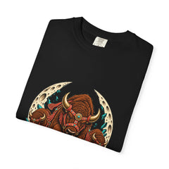 Moonstampede Tee folded front print detail