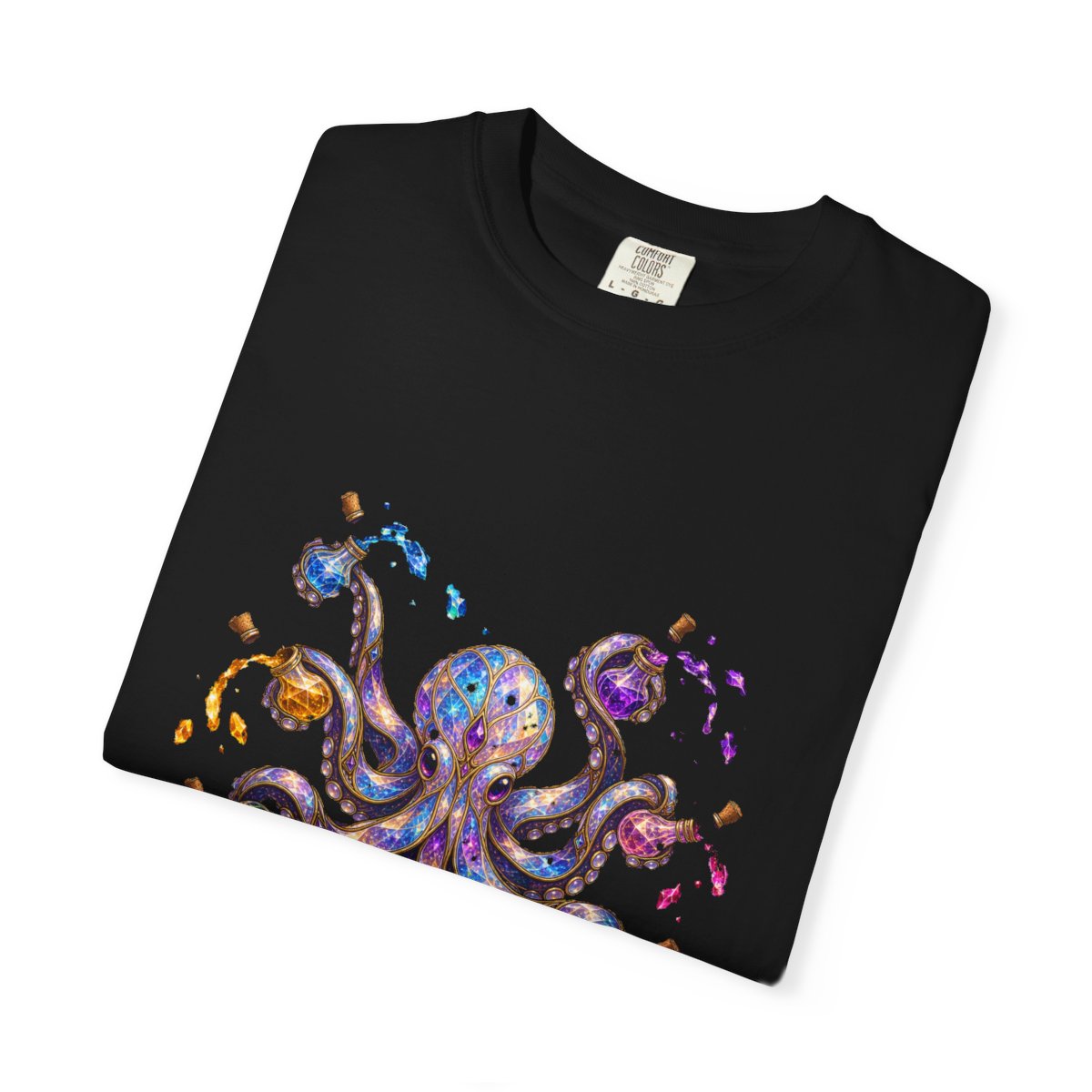 Reef Alchemist Tee folded front print detail
