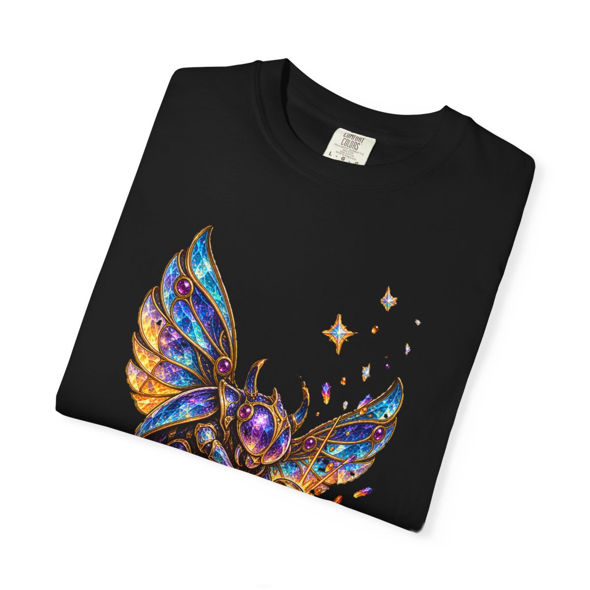 Starforge Scarab Tee folded front print detail