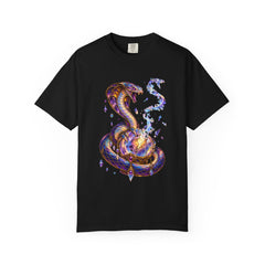 Venom Oracle Tee large front print on a Black Comfort Colors 1717 tee