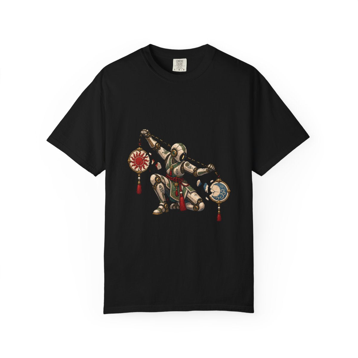 Eclipse Keeper Tee large front print on a Black Comfort Colors 1717 tee
