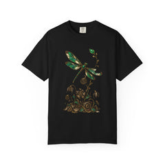 Last Spring Tee large front print on a Black Comfort Colors 1717 tee