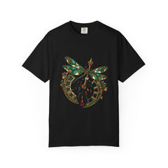 Secondsplit Tee large front print on a Black Comfort Colors 1717 tee