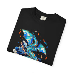 Stormcut Dragon Tee folded front print detail