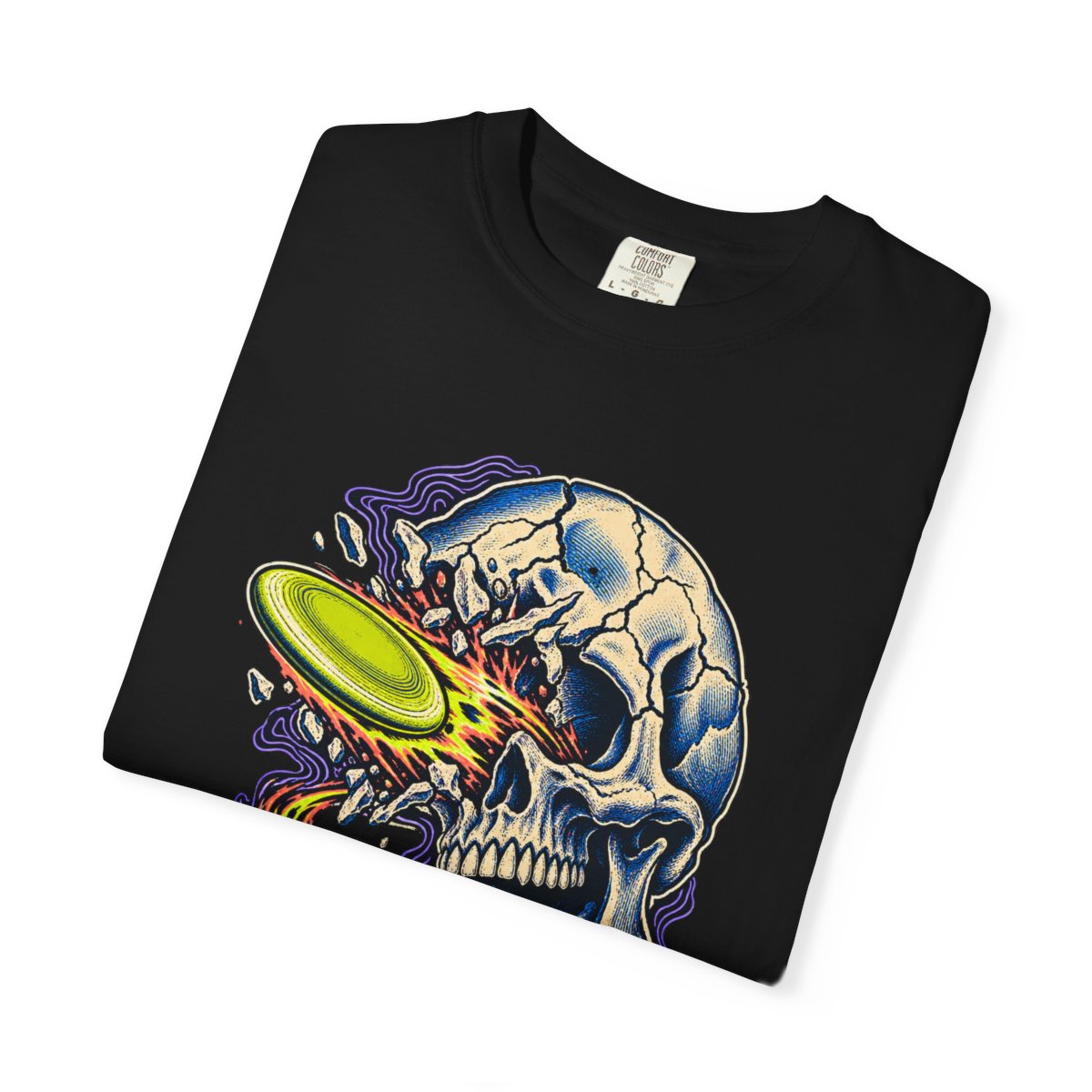 Bone Flight Tee folded front print detail