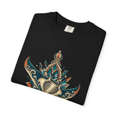 Riptide Bishop Tee folded front print detail