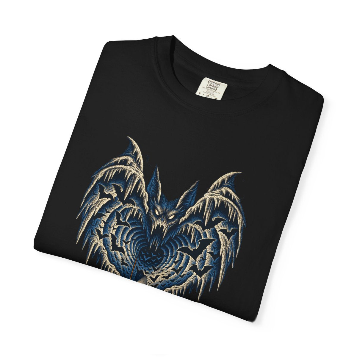 Echo Beast Tee folded front print detail