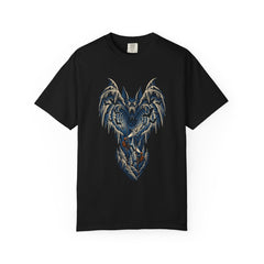 Echo Beast Tee large front print on a Black Comfort Colors 1717 tee