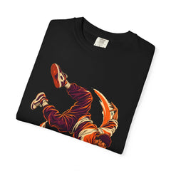 Freeze Line Tee folded front print detail