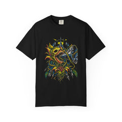Last Broadcast Tee large front print on a Black Comfort Colors 1717 tee