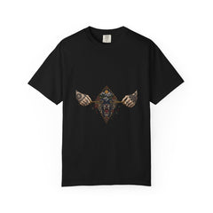 Last Golden Thread Tee large front print on a Black Comfort Colors 1717 tee