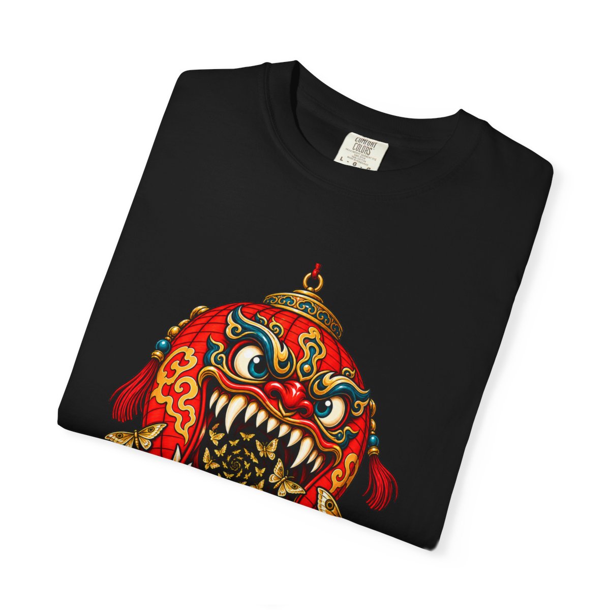 Lantern Eater Tee folded front print detail