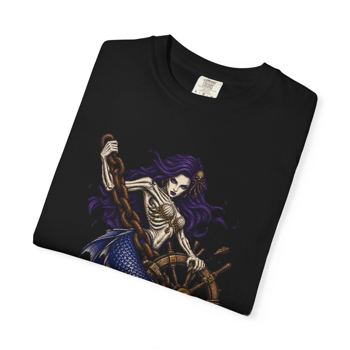 Siren's Snare Tee folded front print detail