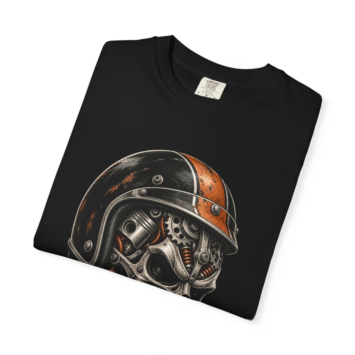 Gearhead Tee folded front print detail