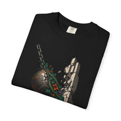 Ivy Wrecker Tee folded front print detail