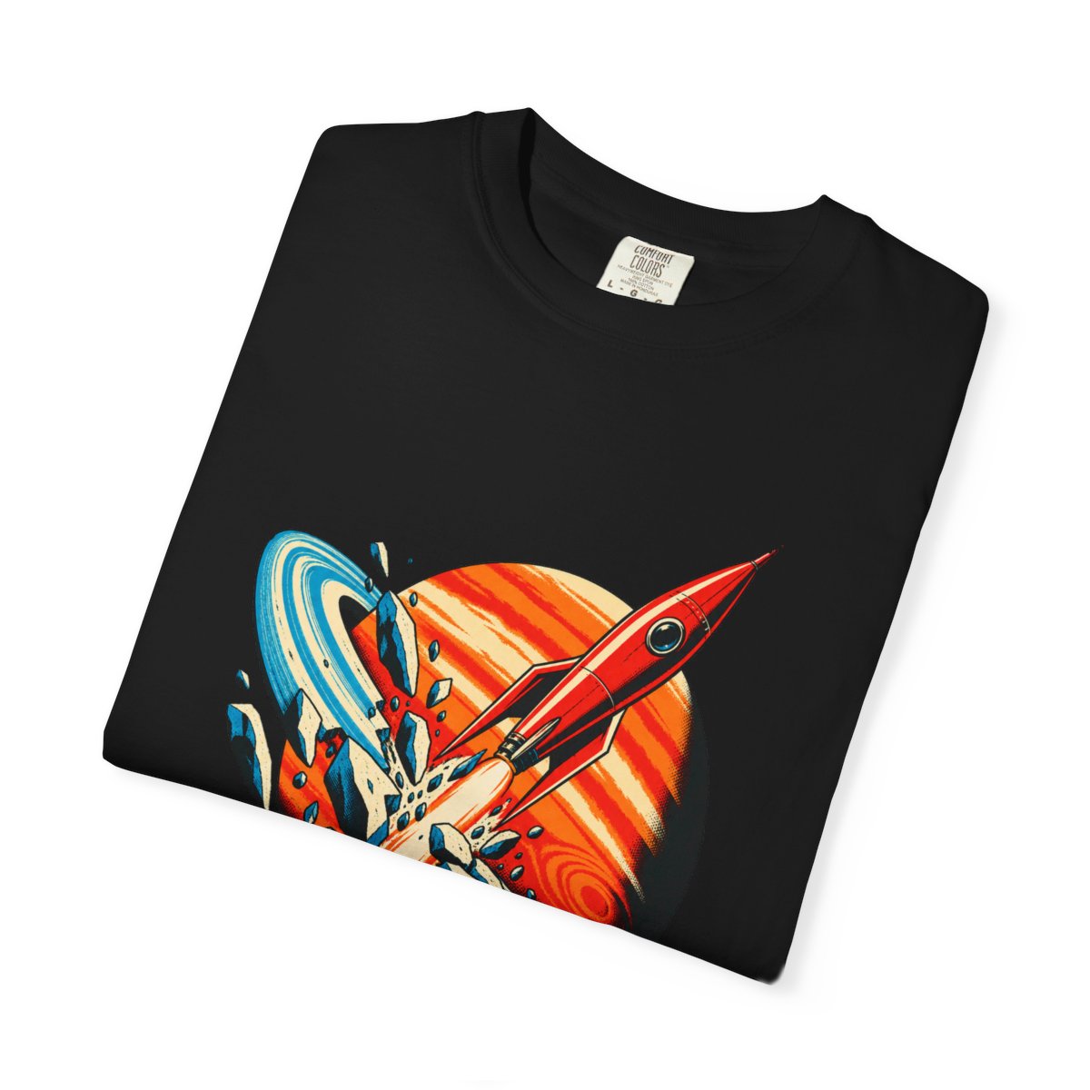 Ring Crash Tee folded front print detail