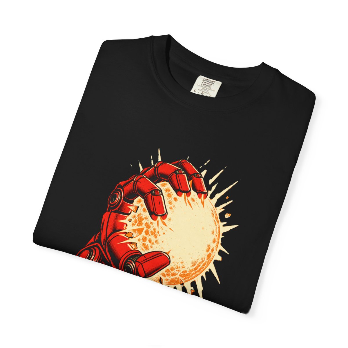 Sun Snatcher Tee folded front print detail