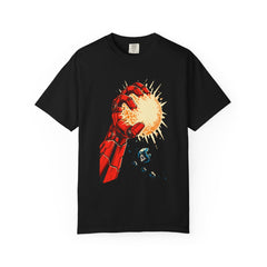 Sun Snatcher Tee large front print on a Black Comfort Colors 1717 tee