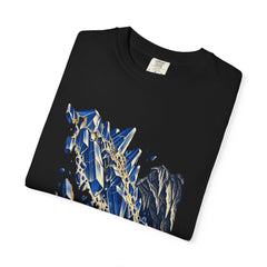 Crystal Avalanche Tee folded front print detail