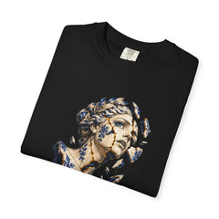 The Falling Idol Tee folded front print detail
