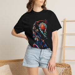 Rim Ripper Tee worn Printify context view on a Black Comfort Colors 1717 tee