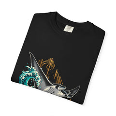 Manta Gate Tee folded front print detail