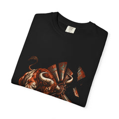 Bull vs. Windmill Tee folded front print detail
