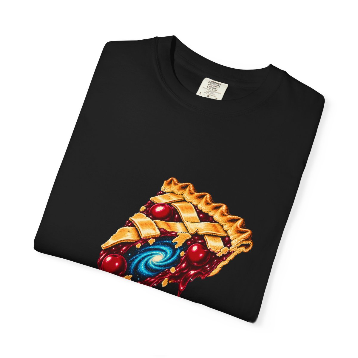 Pie in the Sky Tee folded front print detail