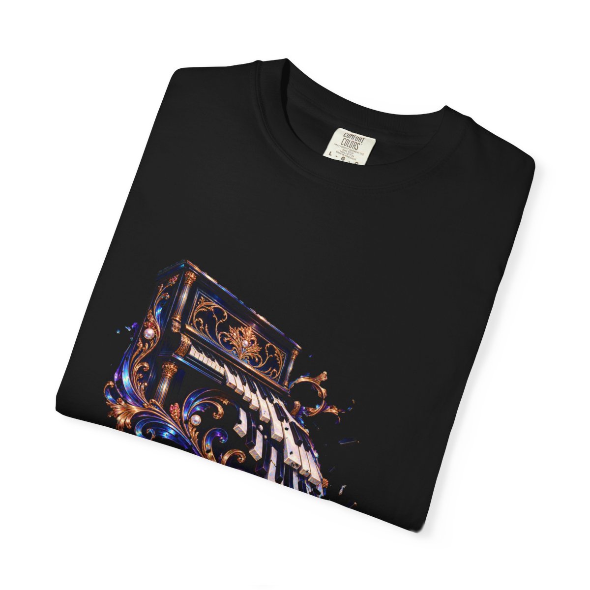 Runaway Keys Tee folded front print detail