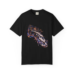 Runaway Keys Tee large front print on a Black Comfort Colors 1717 tee