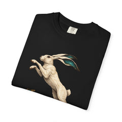 Spring Hare Tee folded front print detail