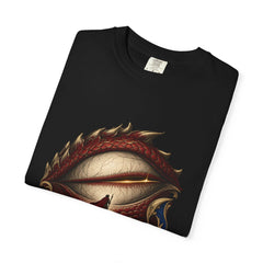 Dragon Watch Tee folded front print detail