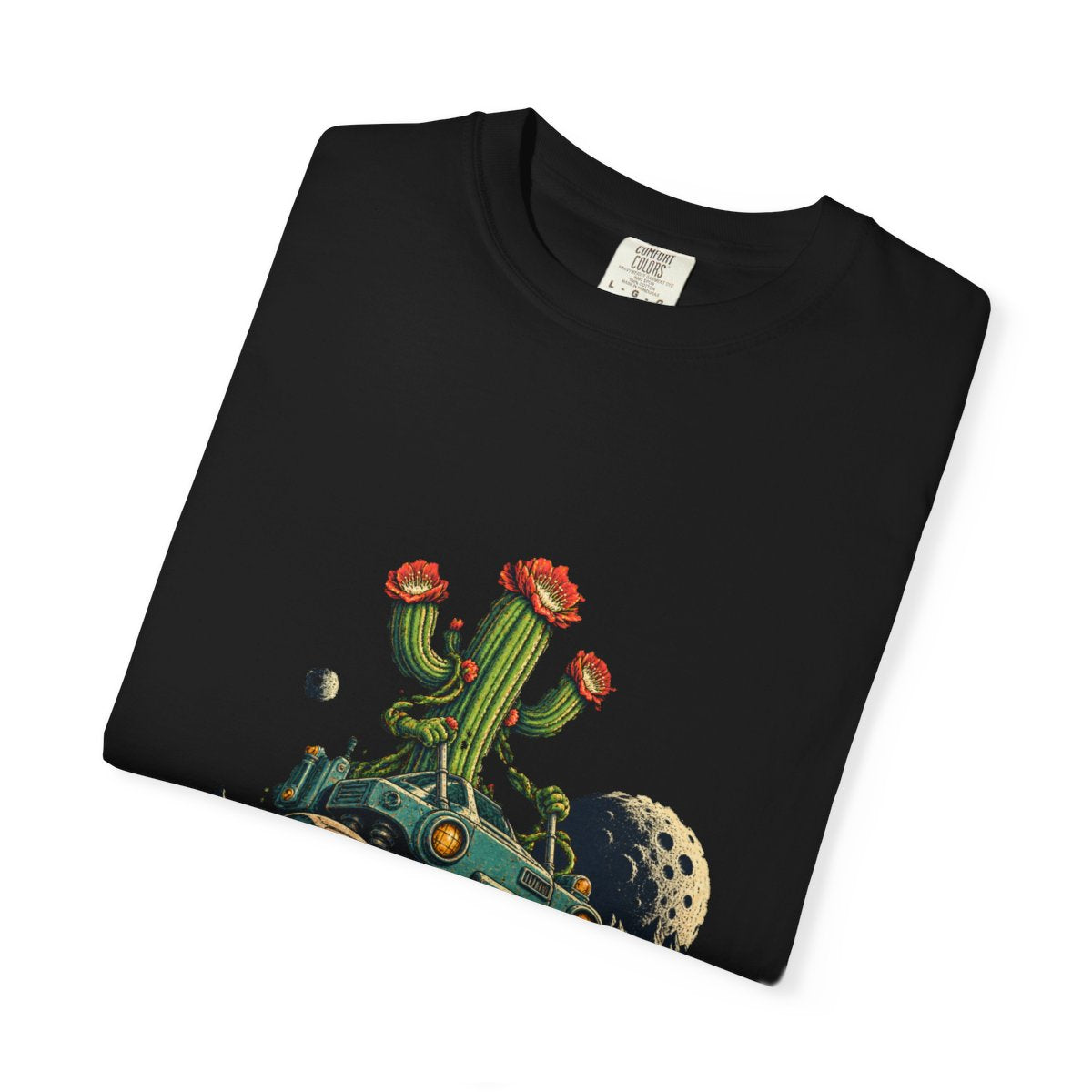 Cactus Rover Tee folded front print detail