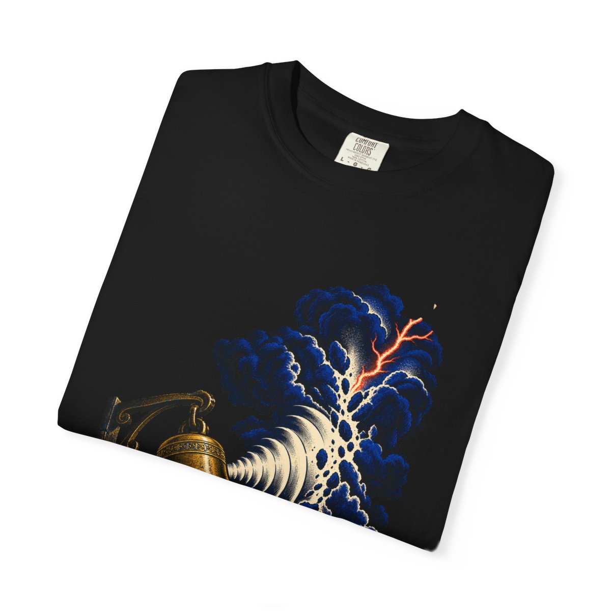 Thunder Bell Tee folded front print detail