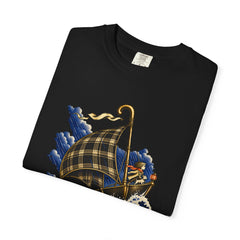 Umbrella Armada Tee folded front print detail