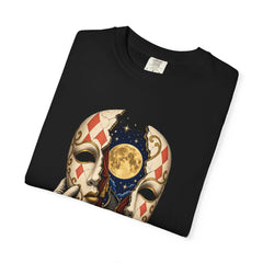 Moon Mask Tee folded front print detail